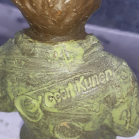 Авторска керамика фигурка на Geert Kunen - подписана, снимка 3 - Антикварни и старинни предмети - 44603835