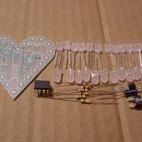 Кит за сглобяване LED мигащо сърце , снимка 3 - Друга електроника - 34027858