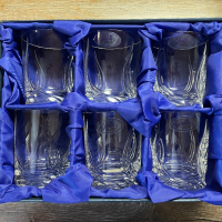 Два комплекта кристални чаши, снимка 3 - Сервизи - 44797276