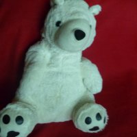 Плюшена бяла мечка, Плюшен бял мечок, снимка 5 - Плюшени играчки - 41529397