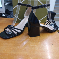 Дамски сандали м. 1613 черни , снимка 2 - Дамски елегантни обувки - 44515672