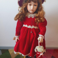 Английска порцеланова кукла Jacqueline , снимка 8 - Колекции - 44628609