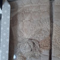 Луксозни памучни комплекти с покривала за спалня.  Турско качество - 260/270 см, снимка 2 - Спално бельо - 42339189
