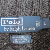 Polo by Ralph Lauren зимен пуловер размер L., снимка 3 - Пуловери - 39891919