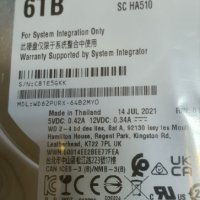 Хард диск 6TB WD Purple чисто нов, снимка 2 - Твърди дискове - 41826293