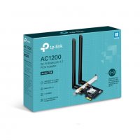 TP-Link Archer T5E AC1200 2-лентов Wi-Fi PCIe адаптер/Bluetooth 4.2 , снимка 2 - Мрежови адаптери - 39597842