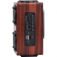 Портативно радио, мп3 плейър, караоке с вградена батерия, снимка 5 - Радиокасетофони, транзистори - 36359797