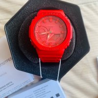 G shock страхотен червен часовник, снимка 1 - Водоустойчиви - 41607245