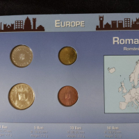 Румъния - Комплектен сет от 4 монети, снимка 2 - Нумизматика и бонистика - 44510875