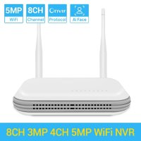 WIFI NVR 8Ch Onvif с опция + PTZ WIFI камери + SSD 4TB, снимка 2 - Комплекти за видеонаблюдение - 42720754