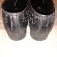 Дамски кожени обувки в черно Soldini, снимка 9 - Дамски ежедневни обувки - 41559026