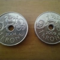 Монети Норвегия, снимка 2 - Нумизматика и бонистика - 41686469