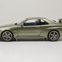 Nissan GT-R R34 1999 - мащаб 1:18 на Solido моделът е нов в кутия, снимка 3 - Колекции - 44474174