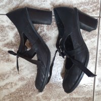 Черни обувки, 36 номер, снимка 2 - Дамски елегантни обувки - 41945485