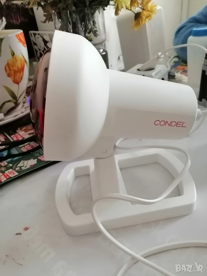 Инфрачервена лампа за нагревки CONDEL 150W , снимка 1