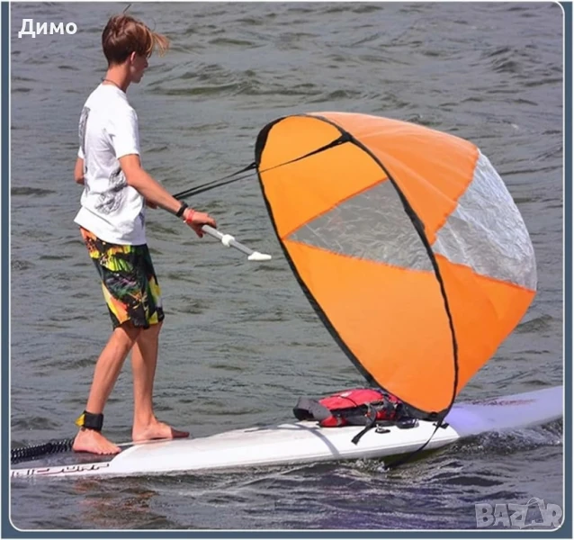 Ново!Платна за каяк,съп борд и др.задвижване с вятър, снимка 1