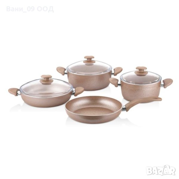 Сет за готвене в цвят розово злато, снимка 1