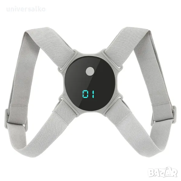 Колан за коригиране на стойка против изкривяване с вибрация, прав гръб , снимка 1