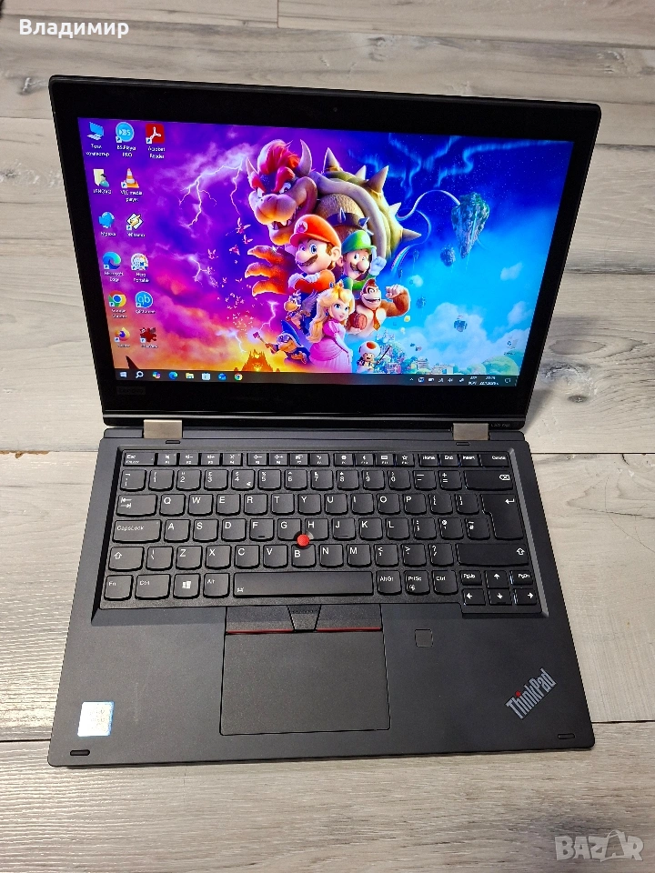Lenovo Yoga L380-i5 8350u/8гб/256гб м.2/Подсветка, снимка 1