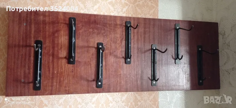 стабилна закачалка за дрехи размери ширина 95 дължина  34 см, снимка 1