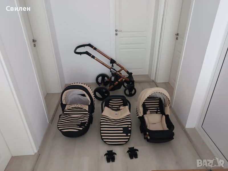 БЕБЕШКА КОЛИЧКА 3 В 1 DADA PARADISO STARS, снимка 1