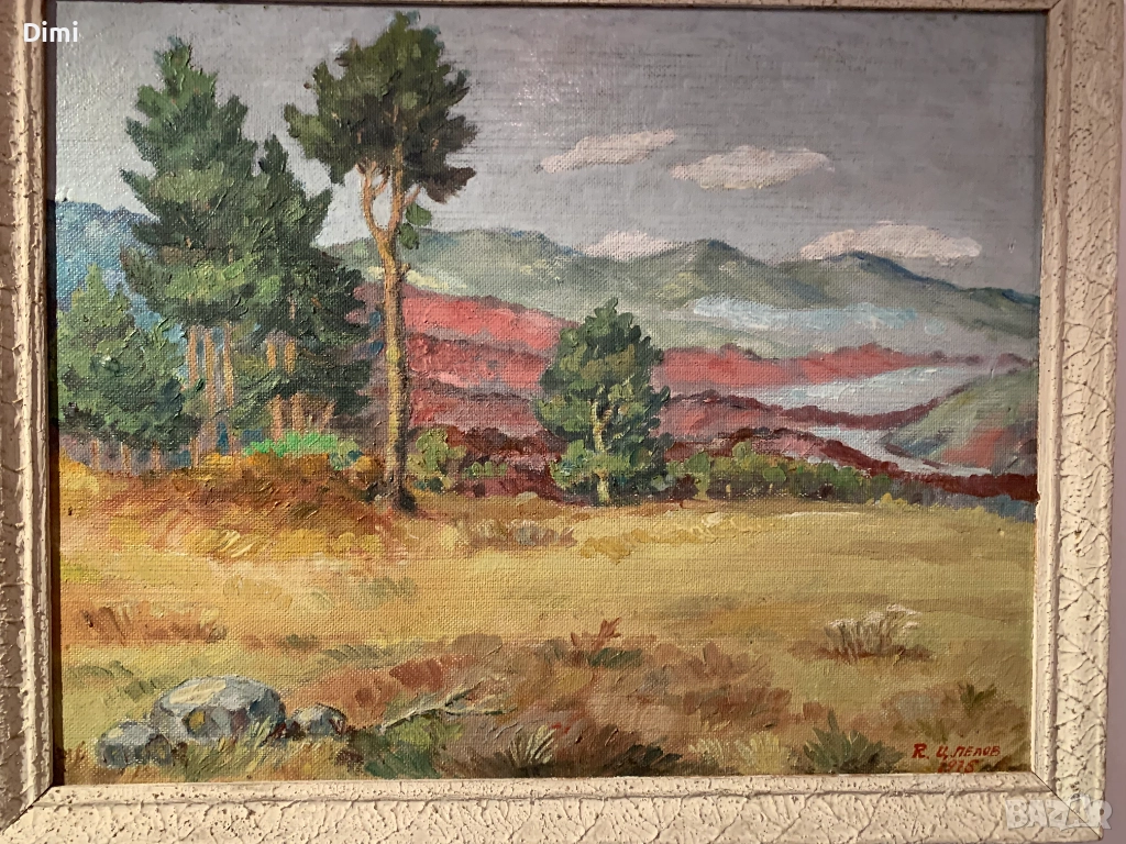 ЦВЕТАН ПЕЛОВ масло пейзаж, снимка 1