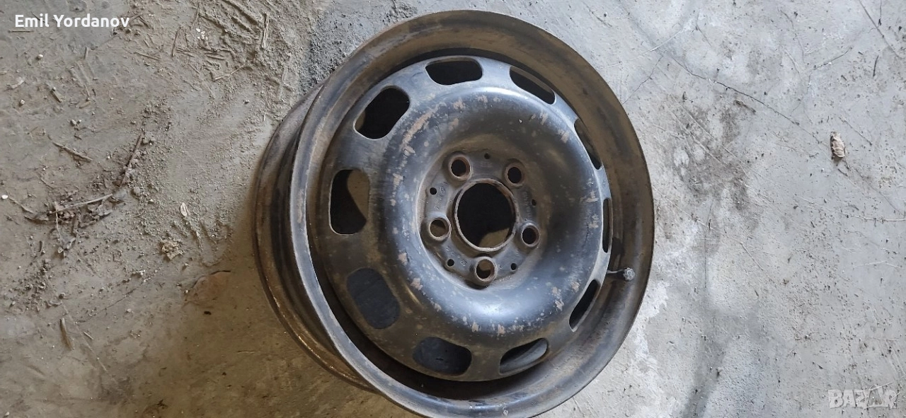 Метални джанти 15 цола с болтове, снимка 1