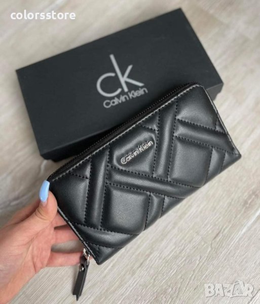 Луксозно черно портмоне Calvin Klein  код SG-R33P, снимка 1