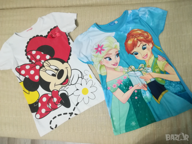 2 тениски за 9-10 г. момиче за 5лв общо , снимка 1