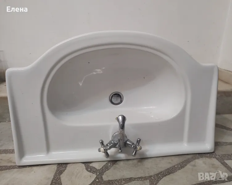 Мивка за баня и смесител , снимка 1