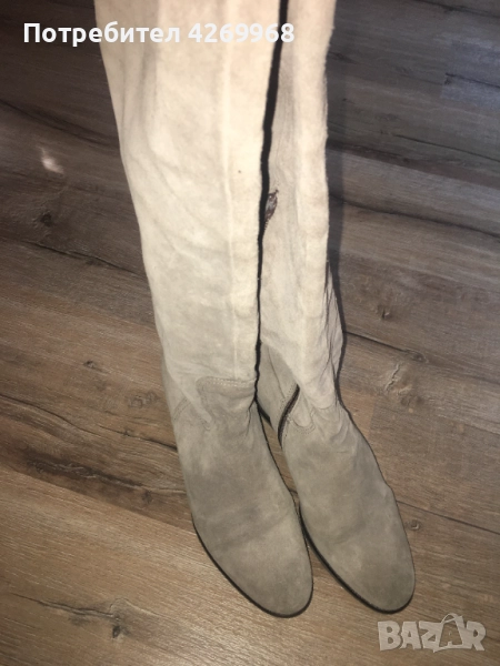 Ботуши/чизми Via Vai естествен велур размер 39, снимка 1