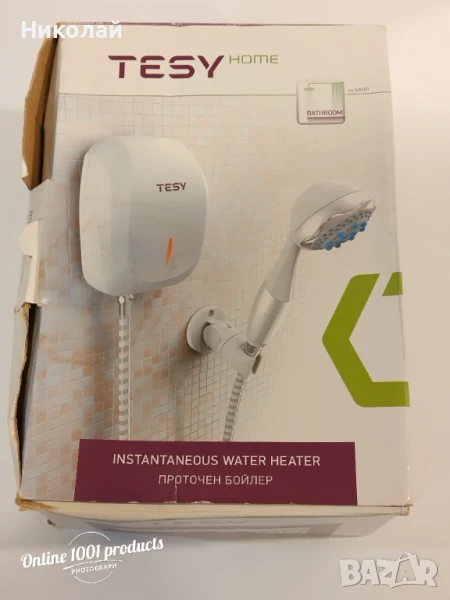 Бойлер TESY IWH 70X02 BA H, снимка 1