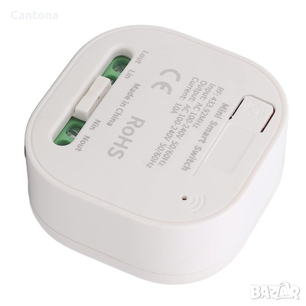 Мини интелигентен превключвател RF 433MHz, TUYA, Smart Life, снимка 1