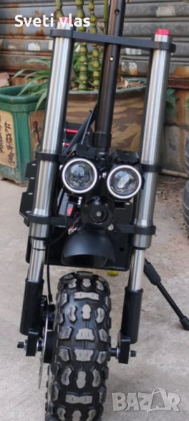 БАРТЕР 85 КМ/Ч  ПРОБЕГ 100КМ ОГРОМНА 6000W Електрическа тротинетка Duotts D88, снимка 1