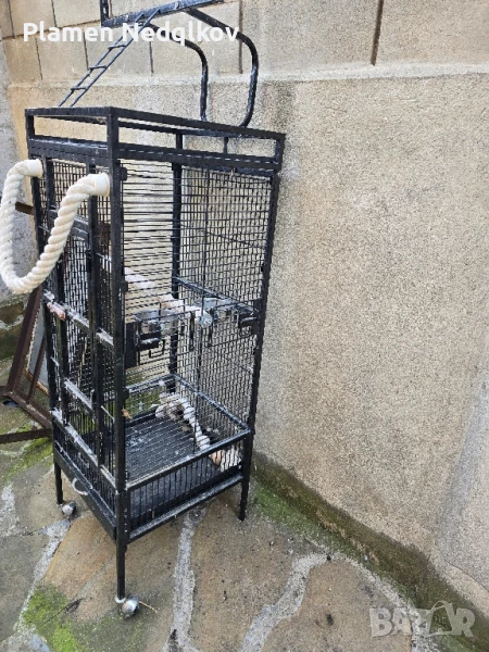 Клетка волиера за папагали., снимка 1