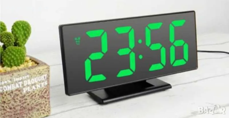 LED цифров часовник - Огледален, снимка 1