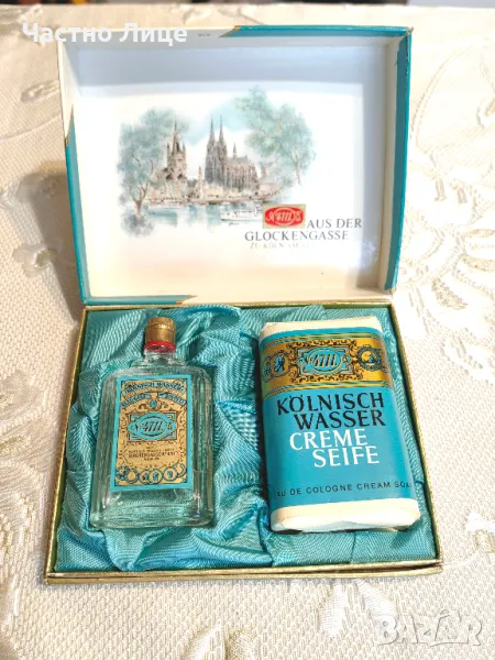Оригинален Vintage No.4711 Комплект Истинска Кьолнска Вода Одеколон 100 ml и сапун, снимка 1