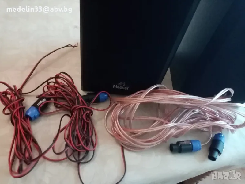 Многожилни кабели със Спикон по 6 м, 2,5мм2 2 бр и 1,5 мм2 2 бр. , снимка 1