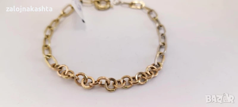 Златна гривна-3,55гр/14кр, снимка 1