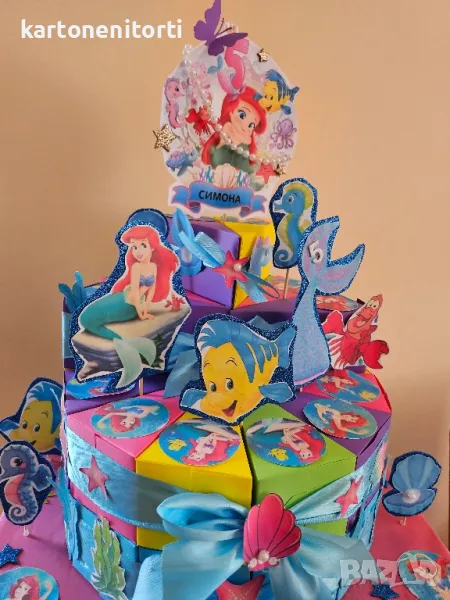 Картонена торта Ариел, снимка 1
