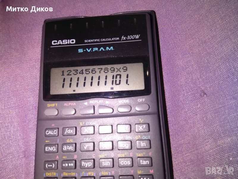 Casio fx-100W калкулатор марков с много функции работещ, снимка 1