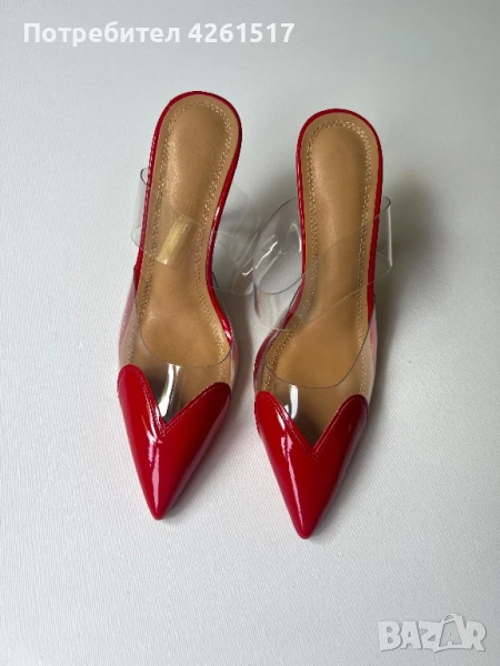 Обувки на ток по модел на Alaia, снимка 1