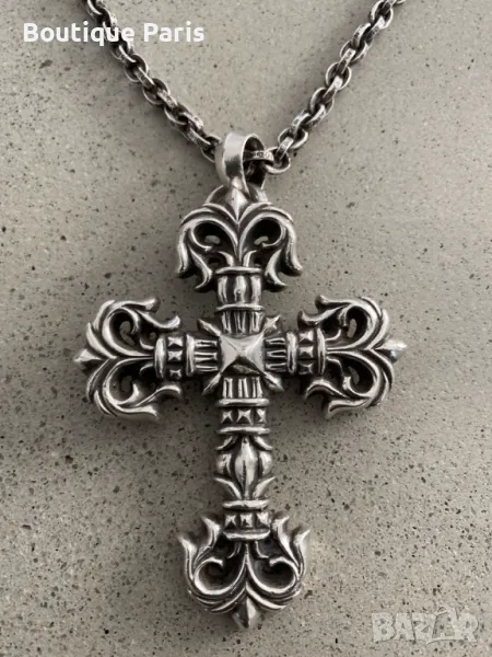 Chrome Hearts оригинален кръст медальон, снимка 1