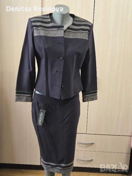 Костюм сако и пола YOLANTA 48 размер, снимка 1
