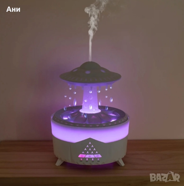 Овлажнител и аромадифузер за въздух "Гъбка", снимка 1