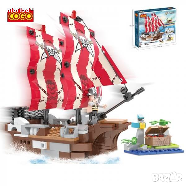 Конструктор Пиратски кораб, 260 елемента Код: 3071, снимка 1