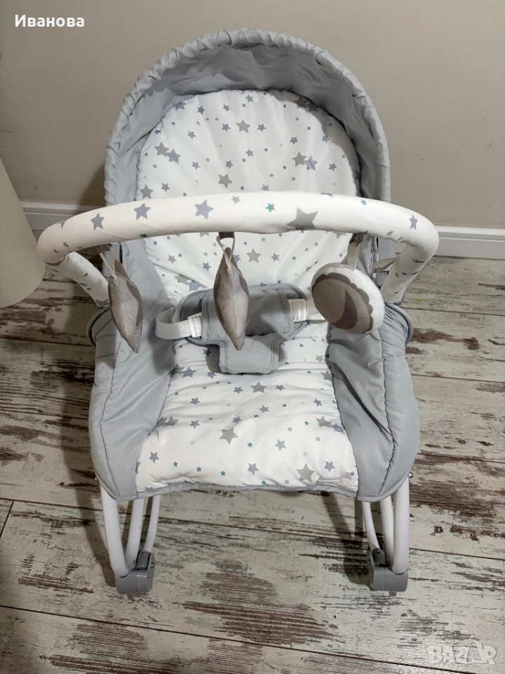 Люлеещ се шезлонг, снимка 1