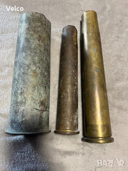 бронзови гилзи от оръдие , снимка 1