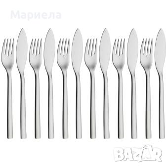 Специални прибори за риба 12 части , Вилици и ножове за ядене на риба, снимка 1
