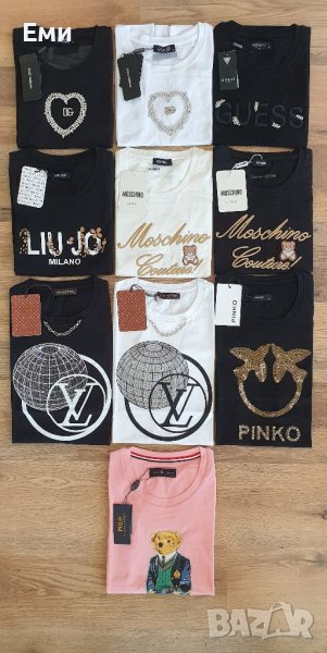 GUESS, MOSHINO, Pinko, LIU JO, Dolce&Gabbana, Polo Ralph Lauren дамски тениски, снимка 1